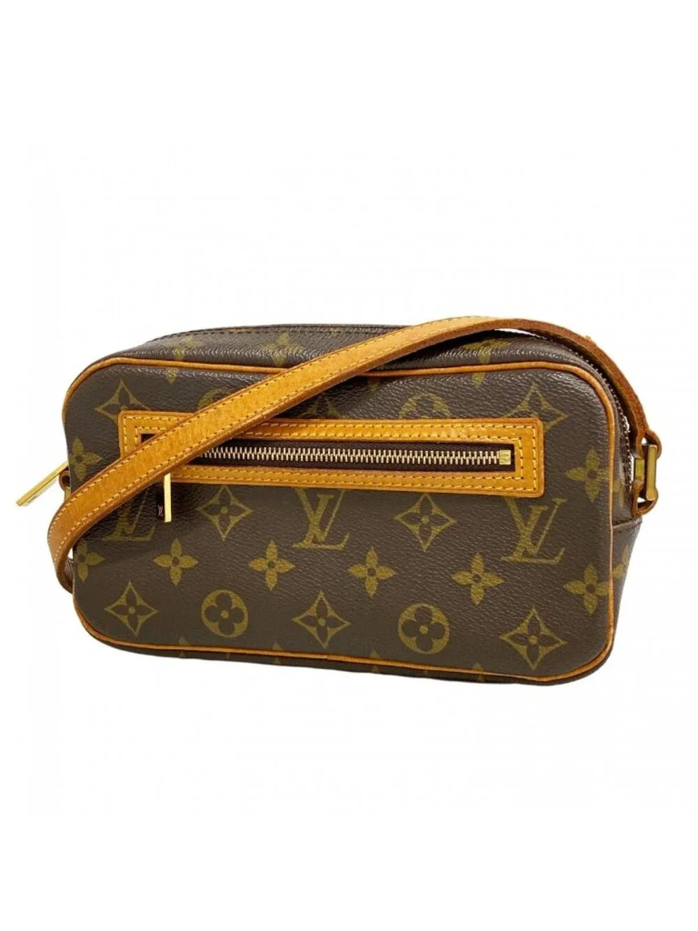 Louis Vuitton Shoulder Bag Monogram Pochette Cite Brown - Picture 1 of 9